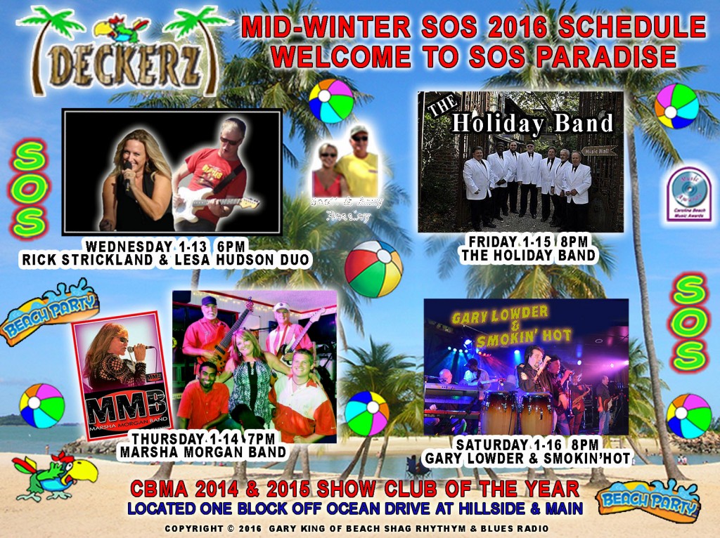 SOS Mid Winter Entertainment Schedule Deckerz Bar And GrillDeckerz 